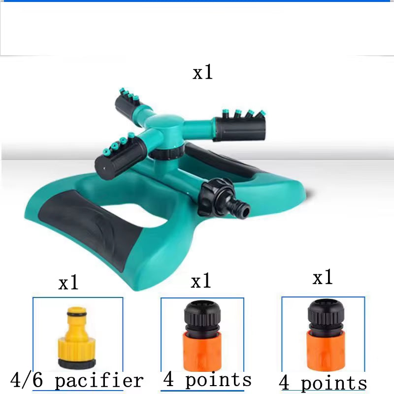 4PCS 360° Rotating Garden Sprinkler Set 