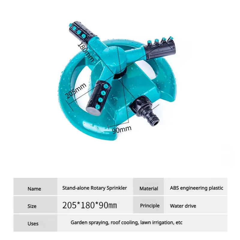 4PCS 360° Rotating Garden Sprinkler Set 